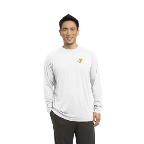 Mens Ultimate (Feels Like Cotton) Long Sleeve Performance Crew - Screen Print