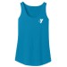 Ladies 100% Cotton Scalloped Hem Tank Top - Screen Print
