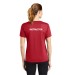 Ladies Racer Mesh V-Neck Tee - Screen Print
