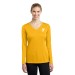 Ladies V-Neck Long Sleeve Competitor™ Tee - Screen Printed