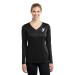 Ladies V-Neck Long Sleeve Competitor™ Tee - Screen Printed