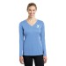 Ladies V-Neck Long Sleeve Competitor™ Tee - Screen Printed
