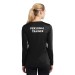Ladies V-Neck Long Sleeve Competitor™ Tee - Screen Printed