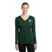 Ladies V-Neck Long Sleeve Competitor™ Tee - Screen Printed