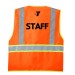 Adult ANSI 107 Class 2 Dual-Color Safety Facilities Vest - Printed