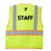 Adult ANSI 107 Class 2 Dual-Color Safety Facilities Vest - Printed