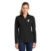 Ladies Tri-Blend Wicking 1/4-Zip Pullover - Screen Printed