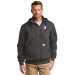 Men's Carhartt ® Rain Defender ® Paxton Heavyweight Hooded Zip Mock Sweatshirt - Embroidered Y Logo
