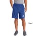 Mens Closed-Hole Mesh Short with Pockets - Screen Printed