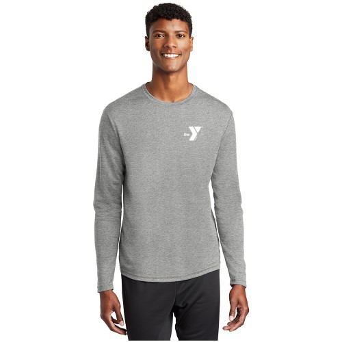 Mens RacerMesh Long Sleeve Tee - Screen Print