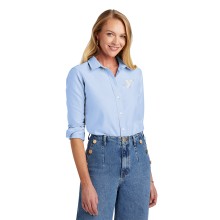 Women's Brooks Brothers® Casual Oxford Cloth Shirt - Embroidered Y Logo