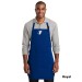 Full-Length Two-Pocket Bib Apron - Screen Printed w/ a YMCA Logo