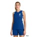 Women's Sleeveless Colorblock V-Neck - Screen Print 