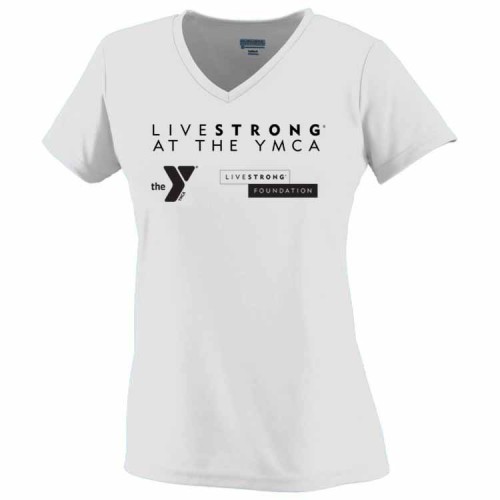 Ladies V-Neck Competitor™ Tee - LiveStrong