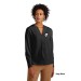 Women's Brooks Brothers® Open-Neck Satin Blouse- Embroidered Y Logo